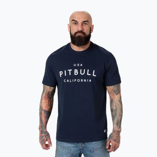Tricou pentru bărbați  Pitbull Usa Cal dark navy