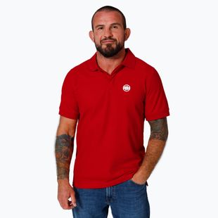 Tricou polo Pitbull West Coast pentru bărbați Rockey roșu