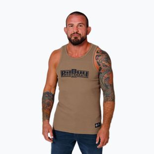 Tank top pentru bărbați  Pitbull Boxing Tank Top coyote brown