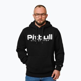 Hanorac pentru bărbați  Pitbull Hooded City Of Dogs black