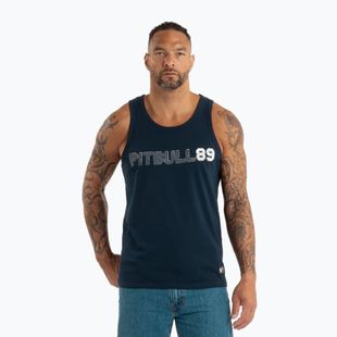 Tank Top pentru bărbați Pitbull Dog 89 dark navy