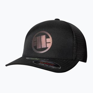 Șapcă Pitbull Mesh Full Cap Logo Iridescent Flexfit black