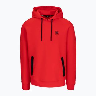 Hanorac pentru bărbați Pitbull Dogwood Hooded Sweatshirt fluo/red