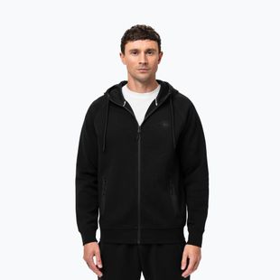 Hanorac pentru bărbați Pitbull Dogwood Hooded Zip Sweatshirt black