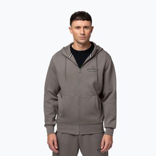 Bluză pentru bărbați Pitbull Sampson Hooded Zip Sweatshirt taupe
