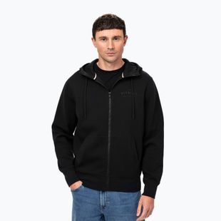Hanorac pentru bărbați Pitbull Sampson Hooded Zip Sweatshirt black
