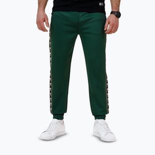 Pantaloni pentru bărbați Pitbull Track Pants Powers bottle green