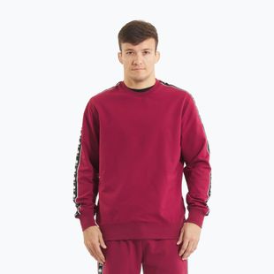 Bluză pentru bărbați  Pitbull Tape Nugget Crewneck Sweatshirt burgundy