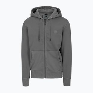 Hanorac pentru bărbați Pitbull Lancaster 2 Hooded Zip Sweatshirt washed grey