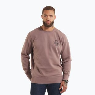 Bluză pentru bărbați  Pitbull Bite Me Crewneck Sweatshirt washed burgundy