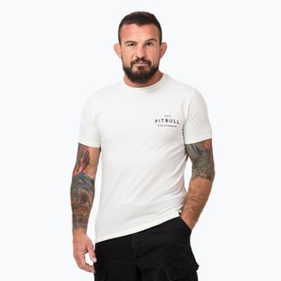 Tricou pentru bărbați Pitbull USA CAL off white