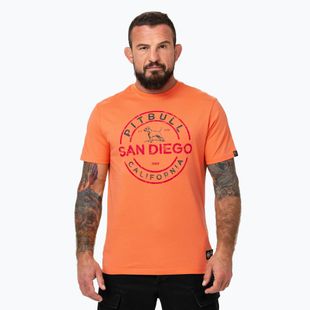Tricou pentru bărbați Pitbull San Diego Ins. fluo orange