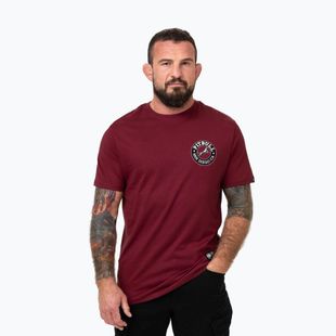 Tricou pentru bărbați Pitbull San Diego CA black burgundy