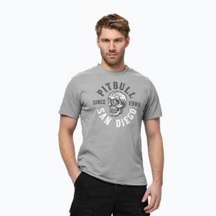 Tricou pentru bărbați Pitbull Shkull Logo grey