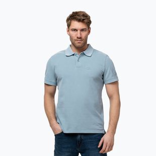 Tricou polo pentru bărbați Pitbull Washed Polo washed blue