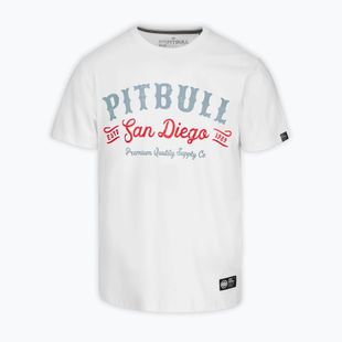 Tricou pentru bărbați Pitbull Strenght & Respect white