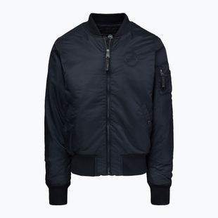 Geacă pentru bărbați Pitbull Hacket Washed Bomber dark navy