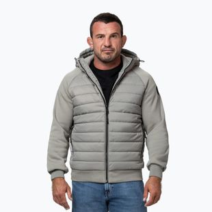 Geacă pentru bărbați Pitbull Palomar Padded Hooded Hybrid dusty salvia