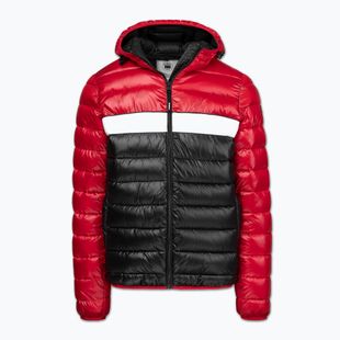 Geacă de iarnă pentru bărbați Pitbull Shatto Quilted Hooded red/black