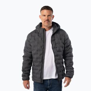 Geacă de iarnă pentru bărbați Pitbull Camino Quilted Hooded graphite