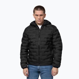Geacă de iarnă pentru bărbați Pitbull Camino Quilted Hooded black