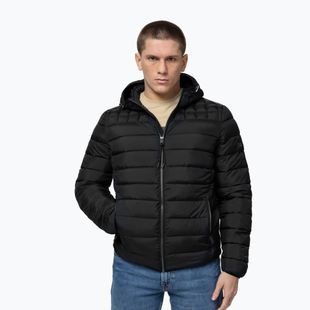 Geacă de iarnă pentru bărbați Pitbull Foothill Hooded Padded black