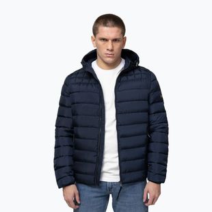 Geacă de iarnă pentru bărbați Pitbull Foothill Hooded Padded dark navy