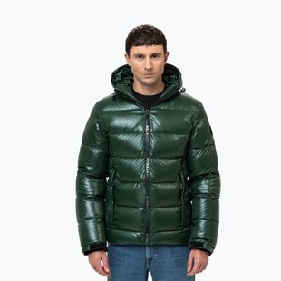 Geacă de iarnă pentru bărbați Pitbull Pepperwood Ribstop Padded Hooded black/green