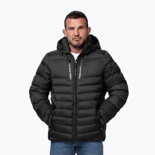Geacă de iarnă pentru bărbați Pitbull Crestline Padded Hooded black