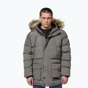 Geacă de iarnă pentru bărbați Pitbull Forest Hooded Parka taupe