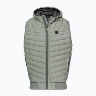 Vestă pentru bărbați Pitbull Naylor Padded Hooded dusty salvia