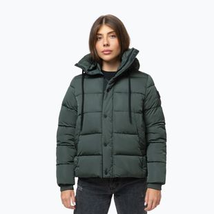 Geacă de iarnă pentru femei Pitbull Amalia Padded Hooded dark green
