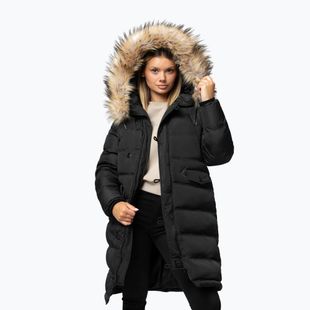 Geacă de iarnă pentru femei Pitbull Queenston Padded Hooded black