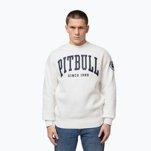 Bluză pentru bărbați Pitbull Norton Crewneck off white