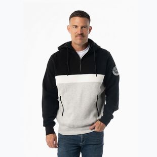 Bluză pentru bărbați Pitbull Gibson Hooded black/grey melange