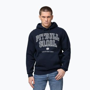 Bluză pentru bărbați Pitbull So Cal Hooded dark navy/red