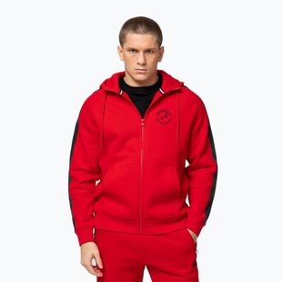 Bluză pentru bărbați Pitbull San Diego Ca Hooded Zip red
