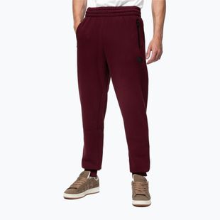 Pantaloni pentru bărbați Pitbull Hilltop Track Hatton burgundy