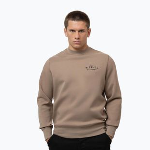 Bluză pentru bărbați Pitbull Sampson Crewneck Sweatshirt pale sand