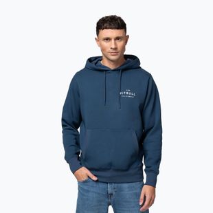 Bluză pentru bărbați Pitbull Sampson Hooded Sweatshirt petrol blue