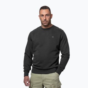 Bluză pentru bărbați Pitbull Hackett Crewneck washed dark graphite