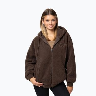 Bluză pentru femei Pitbull Daisy Hooded Zip dark chocolate