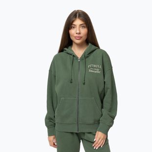 Bluză pentru femei Pitbull Sweetie Hooded Zip sage green