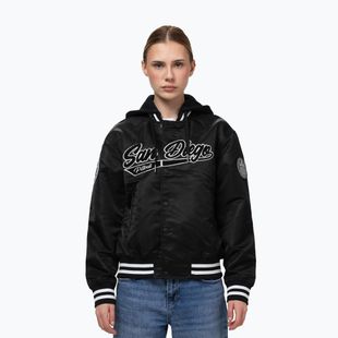 Geacă pentru femei Pitbull Angela San Diego Hooded Varsity black