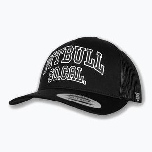 Șapcă de bărbați Pitbull "SO.CAL.” Retro Trucker negru/negru/alb