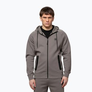 Bluză pentru bărbați Pitbull Dogwood Hooded Zip Sweatshirt taupe