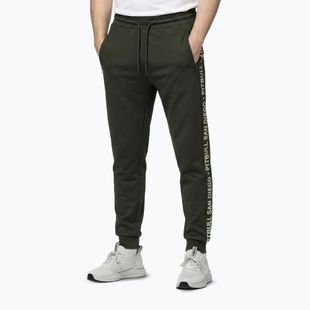 Pantaloni pentru bărbați Pitbull Tape Parker Jogging old green