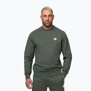 Bluză pentru bărbați Pitbull Nugget Small Logo Crewneck sage green