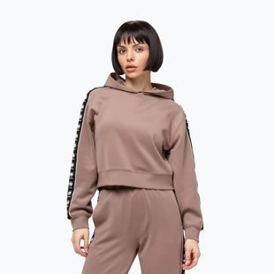 Bluză pentru femei Pitbull Verona Hooded Oversize chocolate mousse