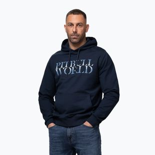 Bluză pentru bărbați Pitbull World Sweatshirt Hooded dark navy